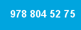 978 804 52 75 978 804 52 75